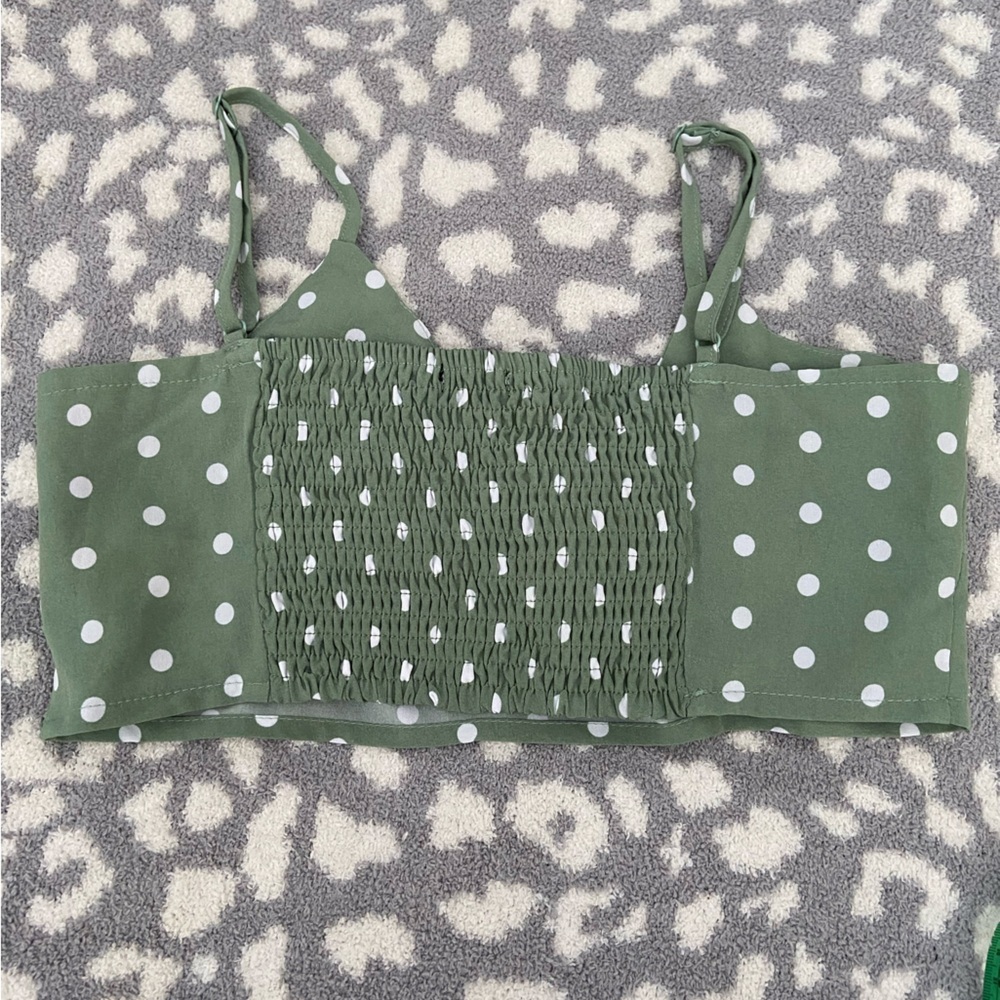 NASTY GAL POLKA DOT BRA TOP SIZE 8 - Picture 6 of 6